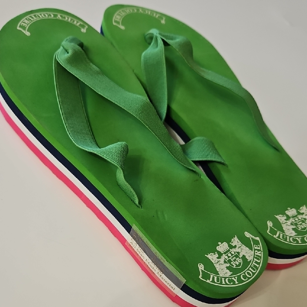 Juicy Couture Vibrant Green Sandals